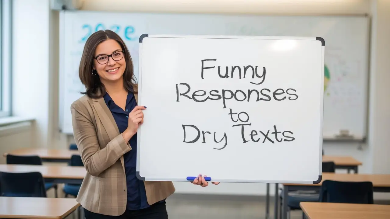 Funny Responses to Dry Texts