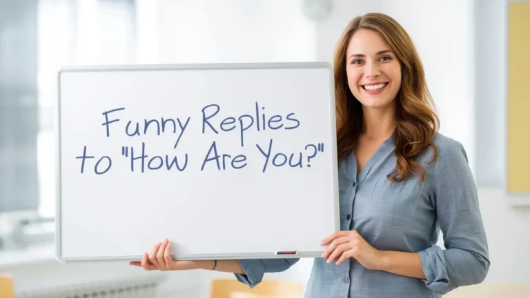 funny replies to how are you