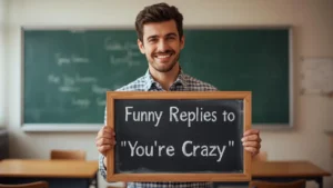 funny replies to you're crazy