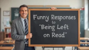 funny responses to being left on read
