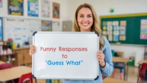 funny responses to guess what