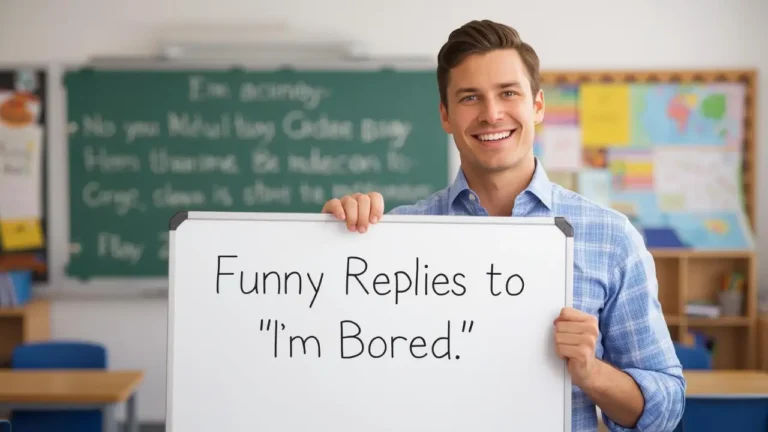 funny replies to i'm bored