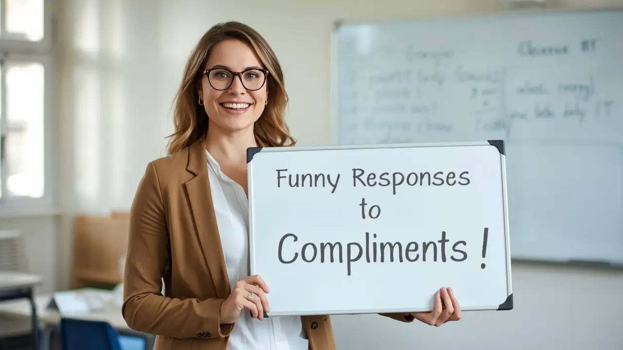 funny responses to compliments