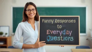 Funny Responses to Everyday Questions