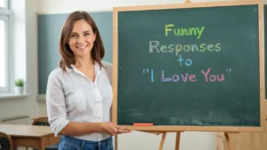 funny responses to i love you