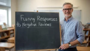 funny responses to negative reviews