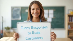 funny responses to rude customers