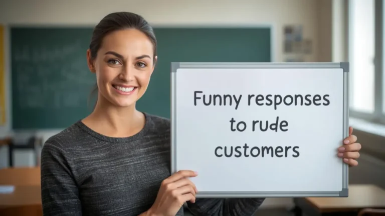 funny responses to rude customers