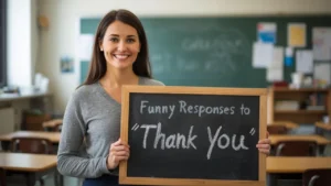 funny responses to thank you