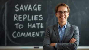 savage replies to hate comments