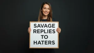 savage replies to haters