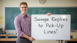 savage replies to pick up lines