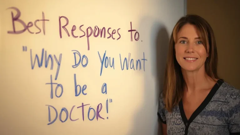 best responses to why do you want to be a doctor