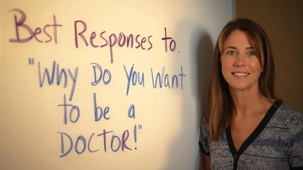 best responses to why do you want to be a doctor