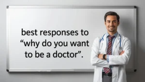 best responses to why do you want to be a doctor
