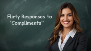 flirty responses to compliments