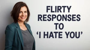 flirty responses to i hate you