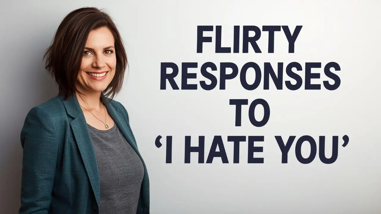 flirty responses to i hate you