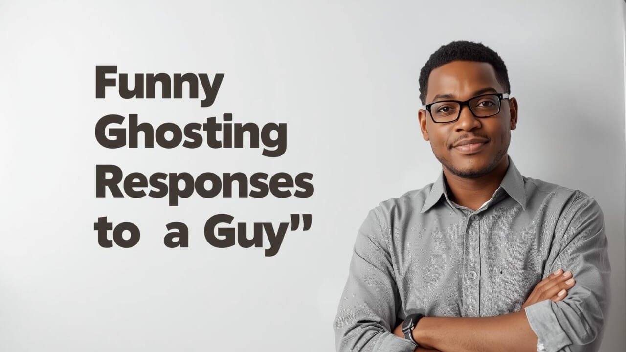 funny ghosting responses to a guy