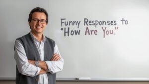 funny responses to how are you