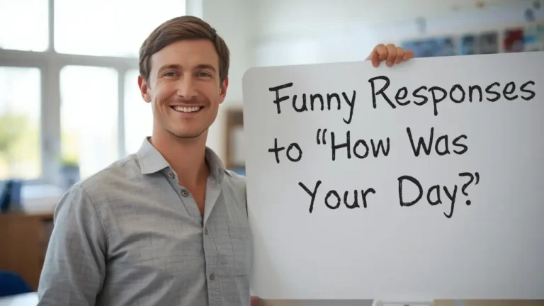 funny responses to how was your day