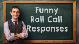 funny roll call responses