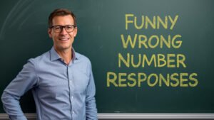 funny wrong number responses