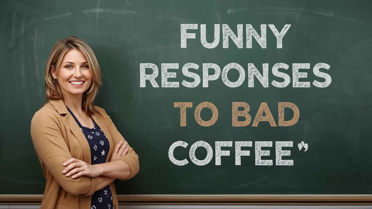 funny responses to bad coffee