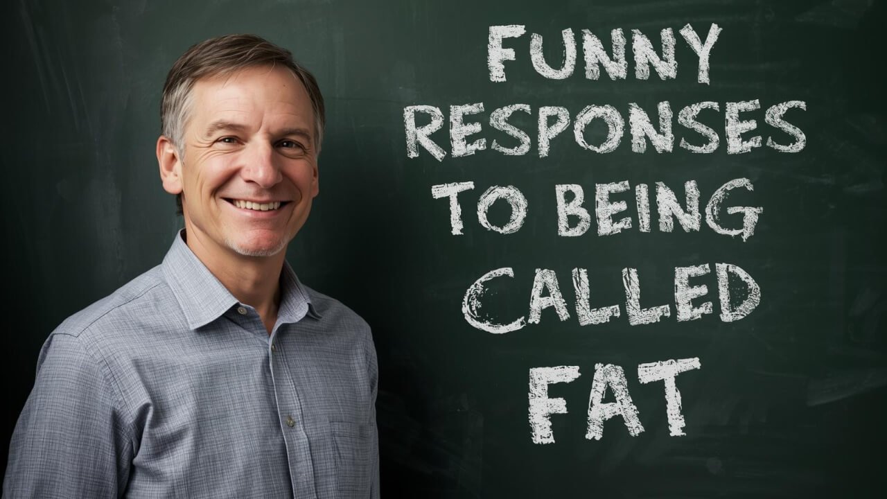 funny responses to being called fat