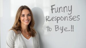 funny responses to bye