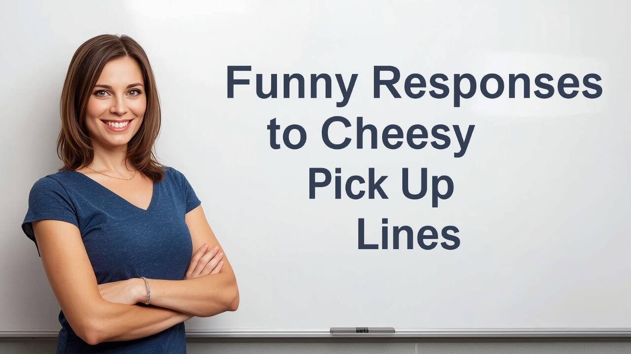 funny responses to cheesy pick up lines