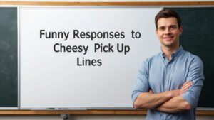 funny responses to cheesy pick up lines