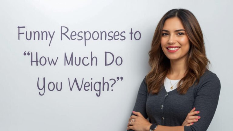funny responses to how much do you weigh