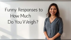 funny responses to how much do you weigh