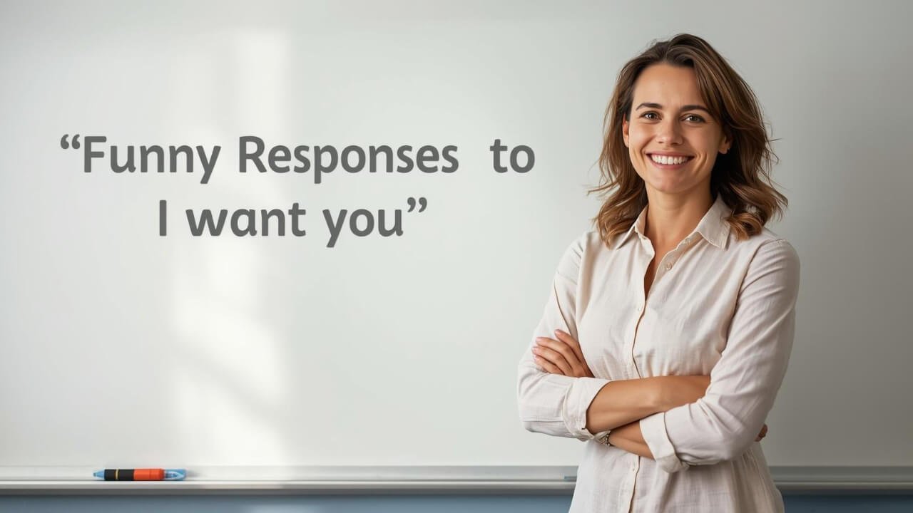funny responses to i want you