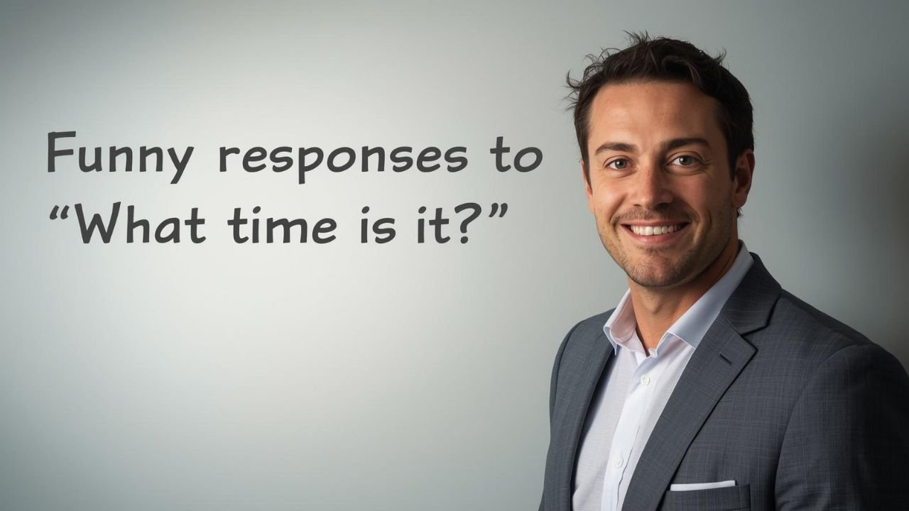 funny responses to what time is it