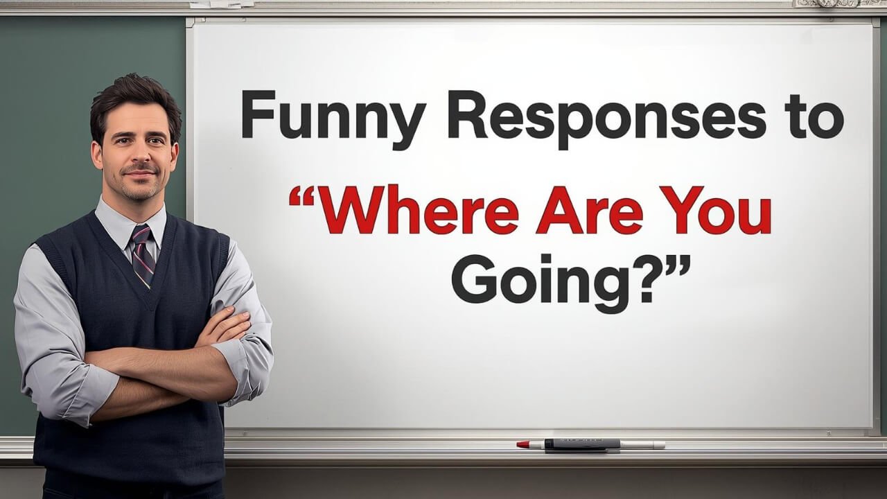 funny responses to where are you going