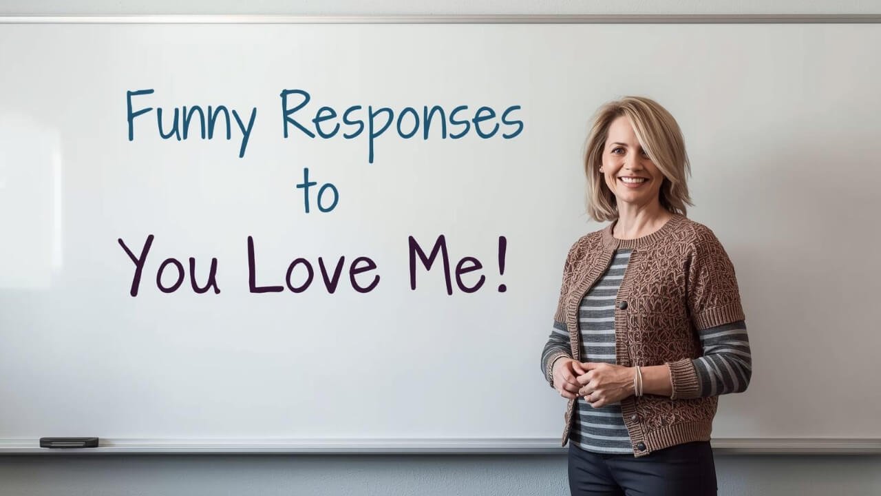 funny responses to you love me