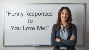 funny responses to you love me