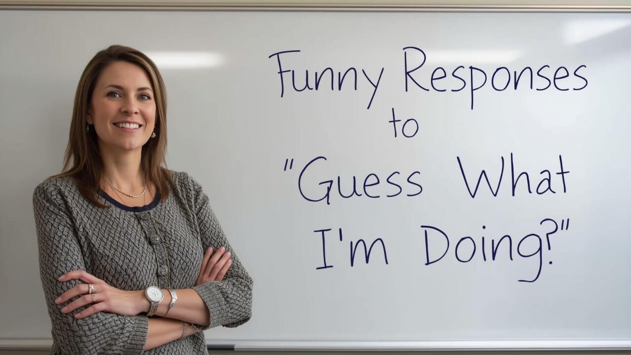 funny responses to guess what i'm doing