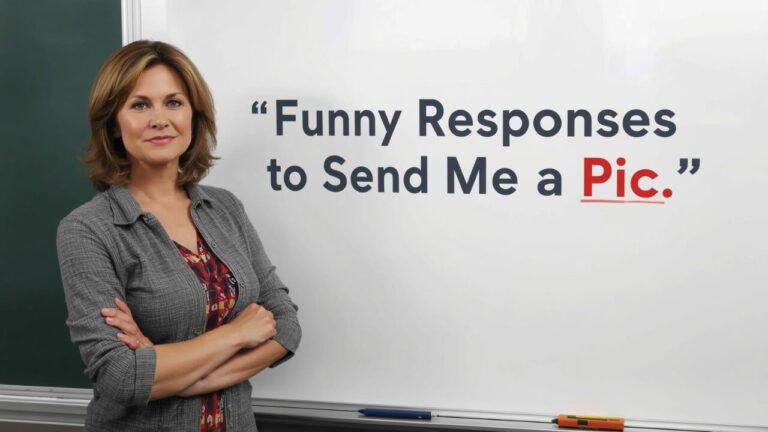 funny responses to send me a pic