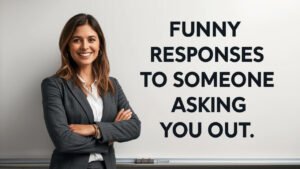 funny responses to someone asking you out