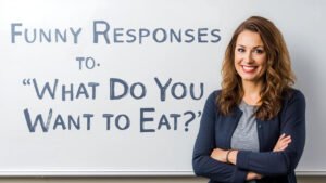 funny responses to what do you want to eat