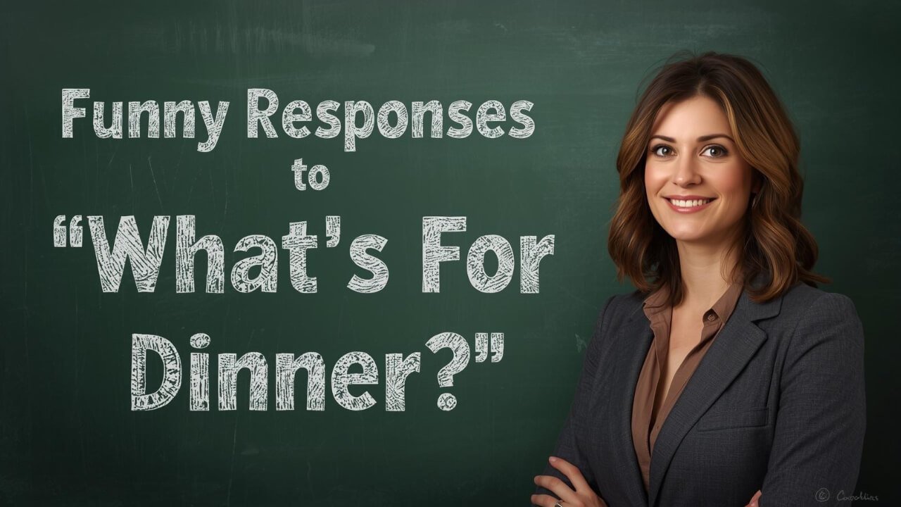 funny responses to what's for dinner