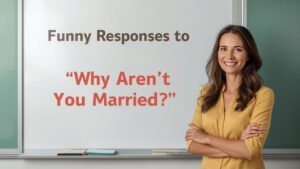 funny responses to why aren't you married