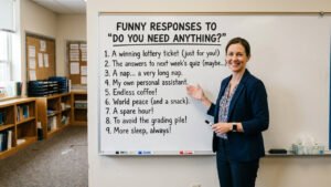 funny response to do you need anything