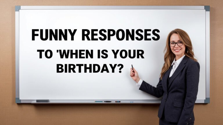 funny response to when is your birthday