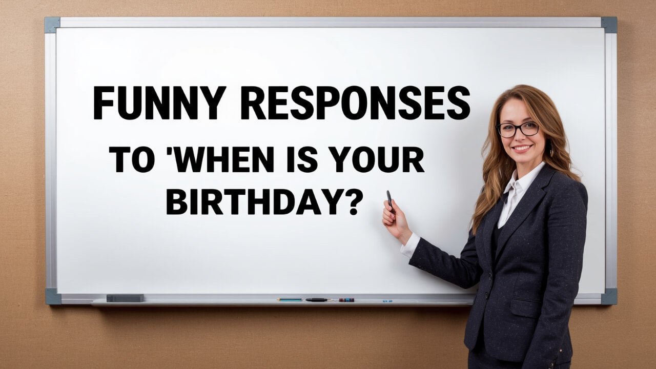 funny response to when is your birthday