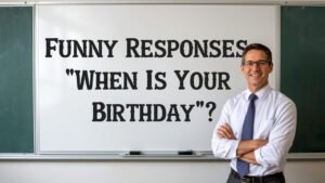funny response to when is your birthday