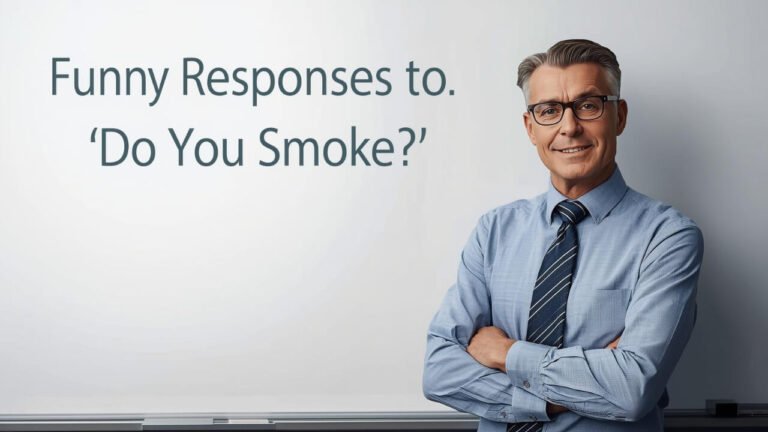 funny responses to do you smoke